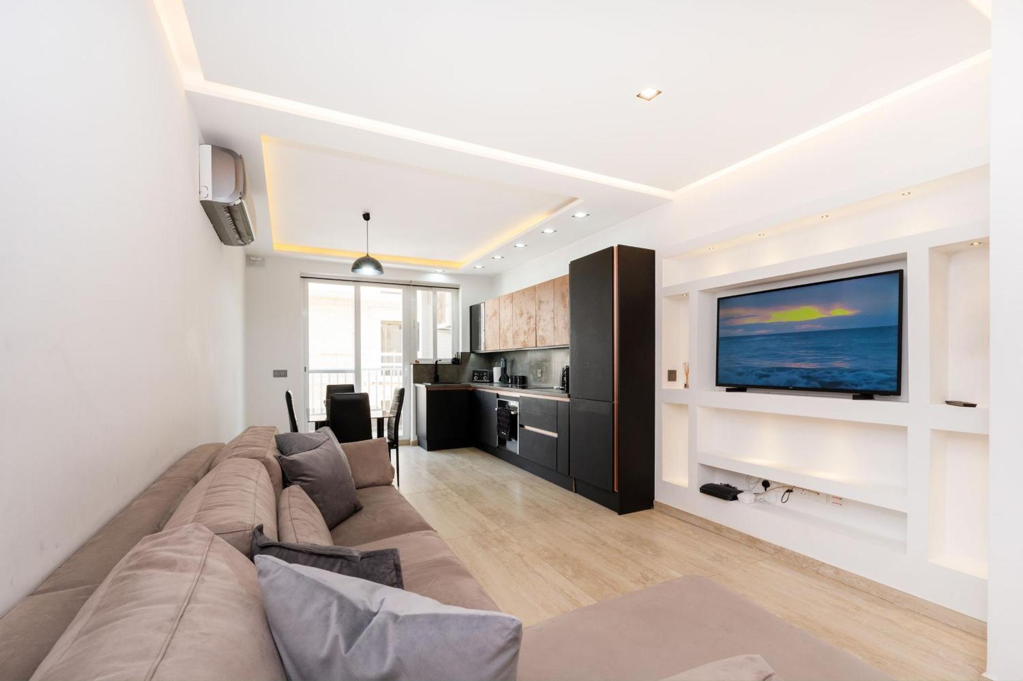 Stylish 2 Bedroomed Apartment Gzira מראה חיצוני תמונה